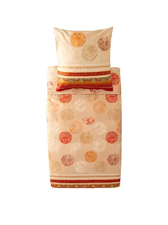 BASSETTI | Satin Bettwäsche  70x90cm / 140x200cm FLORENCE Rot | 